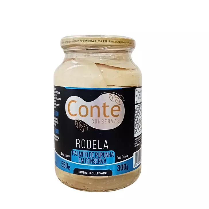 Palmito De Pupunha Rodela 300g