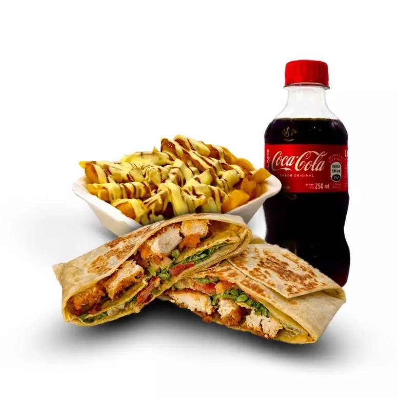 COMBO WRAP POLLO FRITO