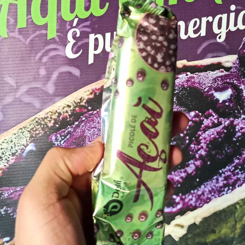 Picolé de açaí