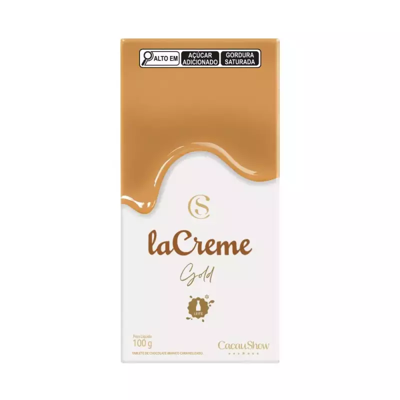 TablaCreme Gold de Chocolate Branco
