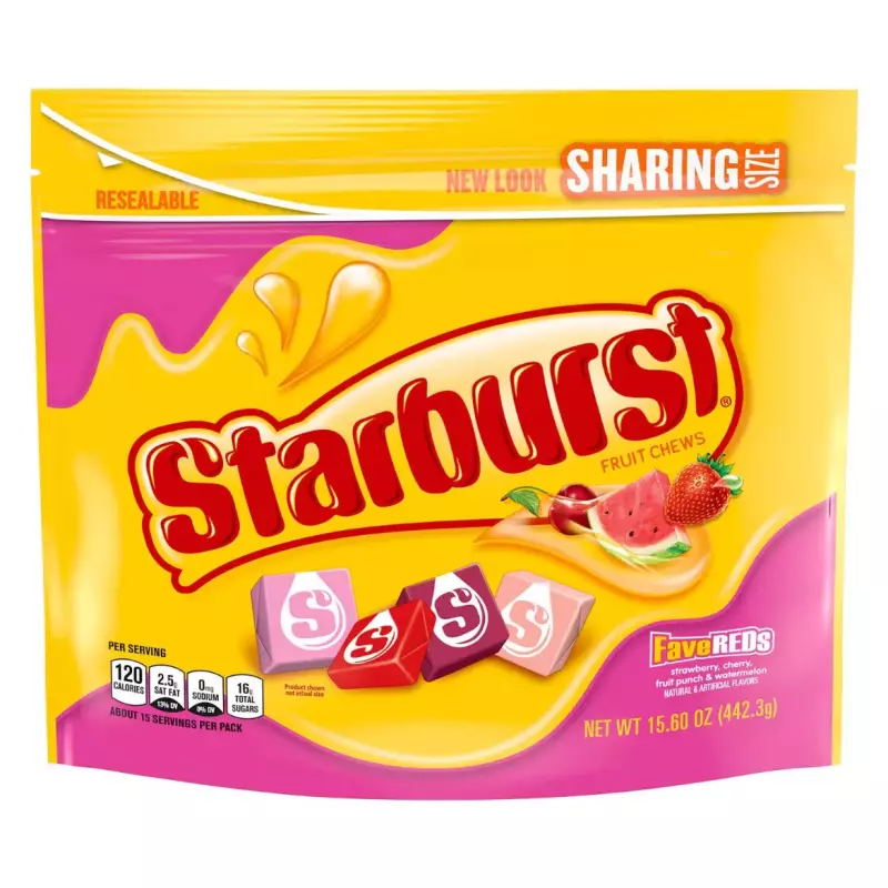Starburst favereds sharing size