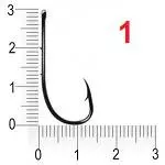 A1 Anzol c/ 80 unid - Nº 01