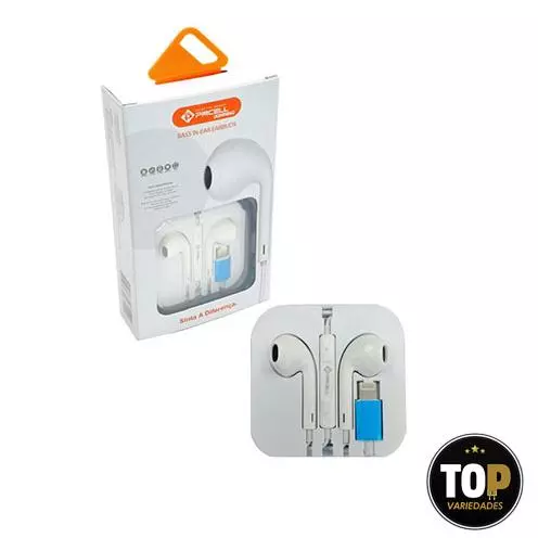Fone de ouvido lightning Ios Fo-42 – Pmcell