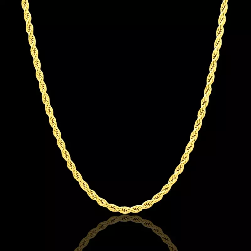 4mm Gold Rope Chain