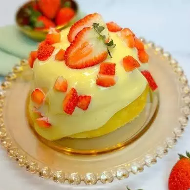 Mini vulcão Delícia de morango