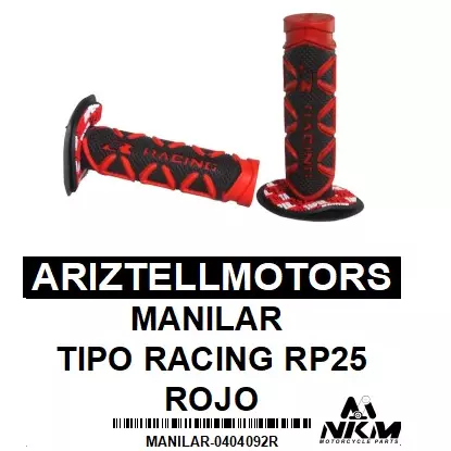 MANILAR TIPO RACING RP25 ROJO