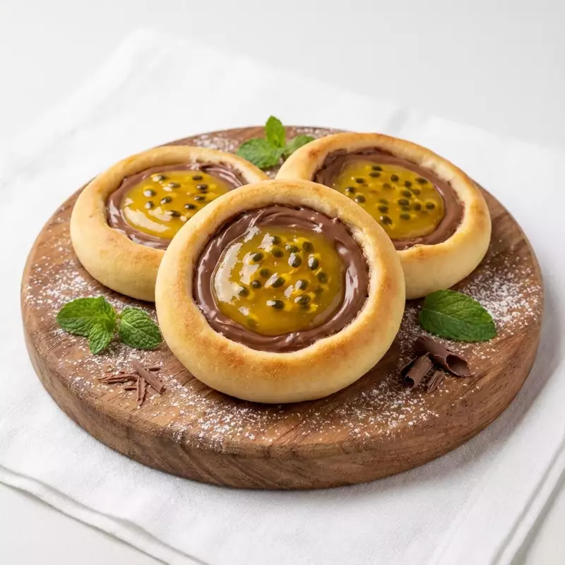 Esfiha Chocolate c/ Maracujá