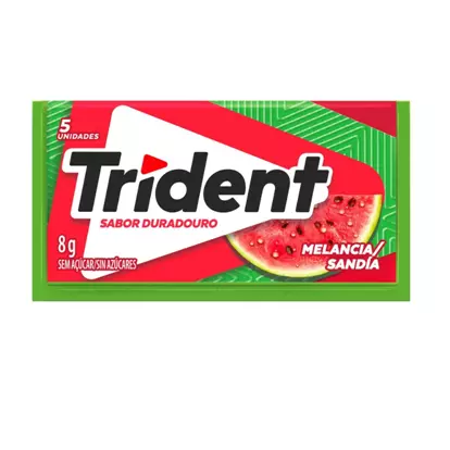 chiclete trident MELANCIA cx 21 unid