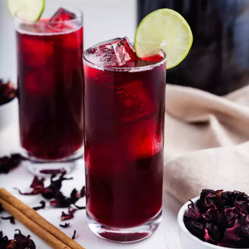 Agua fresca de Jamaica