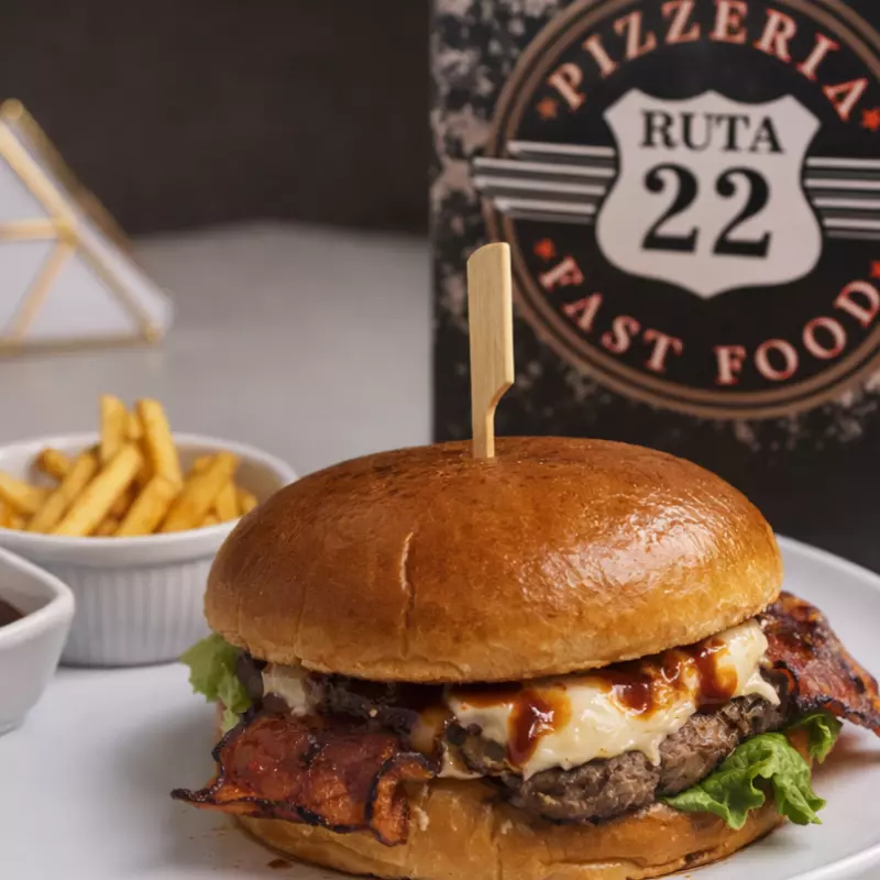 Hamburguesa philadelphia