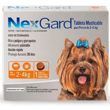 Nexgard de 2 a 4 kg