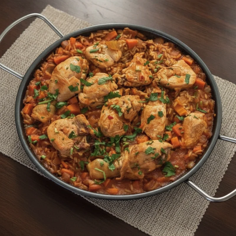 Arroz con Pollo Piri Piri
