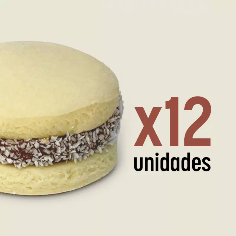 Pack Alfajores de Maicena x 12 unid