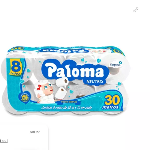 PAPEL HIG FOLHA SIMPLES PALOMA