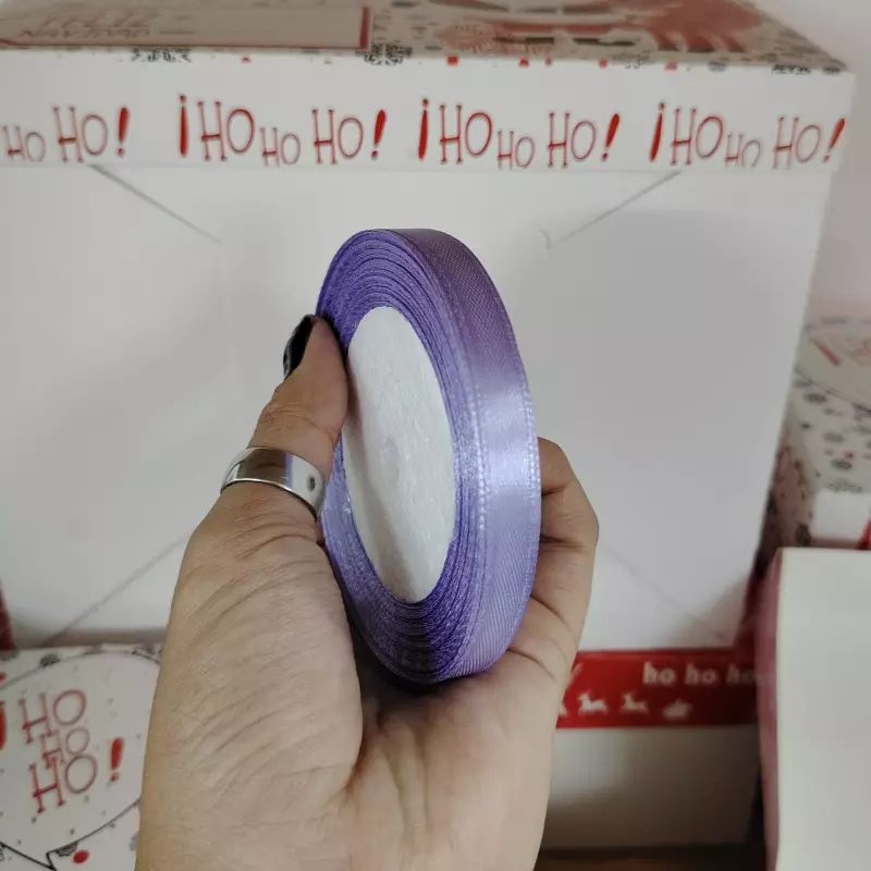 Cinta Raso Lila Oscuro