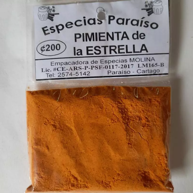 PIMIENTA DE LA ESTRELLA MOLIDA