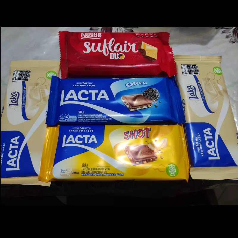 BARRA DE CHOCOLATE 80g ou 90g