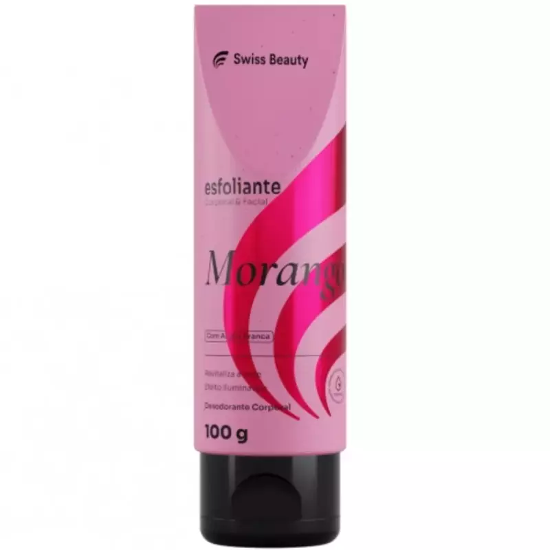 Esfoliante Morango - Swiss Beauty