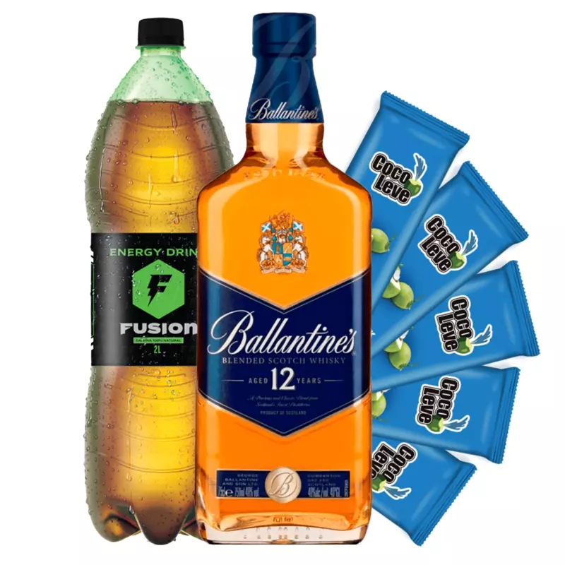 Combo Whisky Ballantines 12y 1 Litro