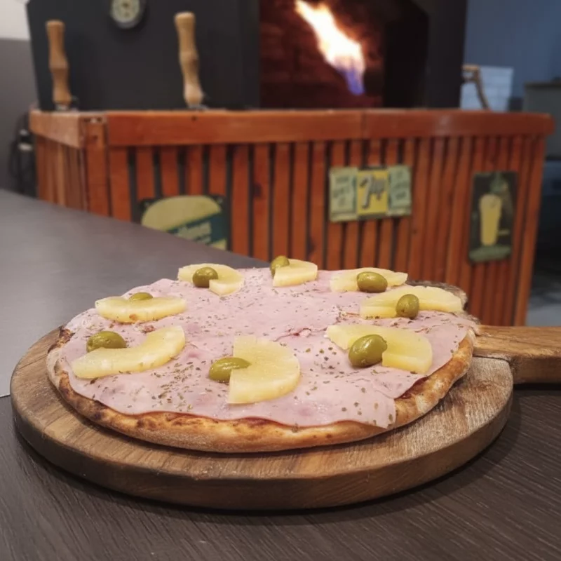 Jamon y Anana al Horno de Barro