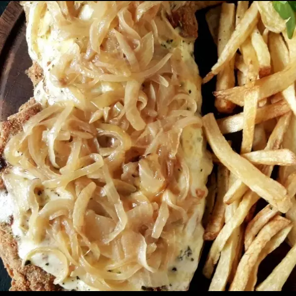 Milanesa a la fugazzeta