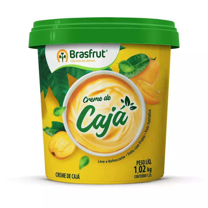 Creme de Cajá Brasfrut 1,02kg