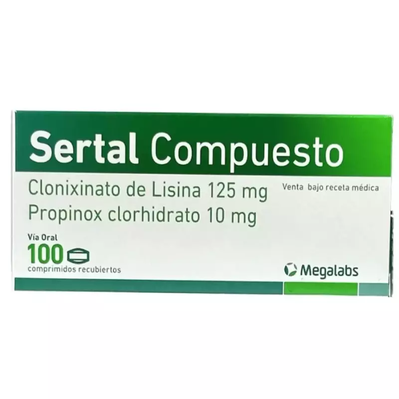 Sertal Compuesto 10 comprimidos