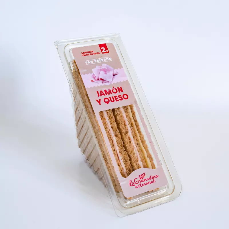 SÁNDWICH JyQ (salvado)