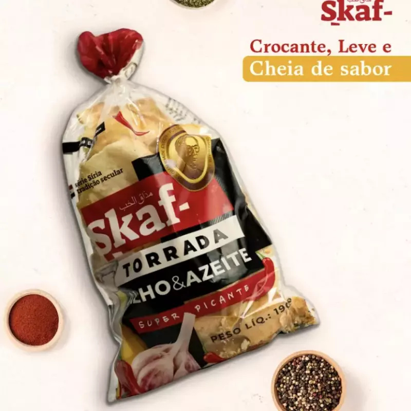 Torrada Alho e Azeite Picante - Skaf