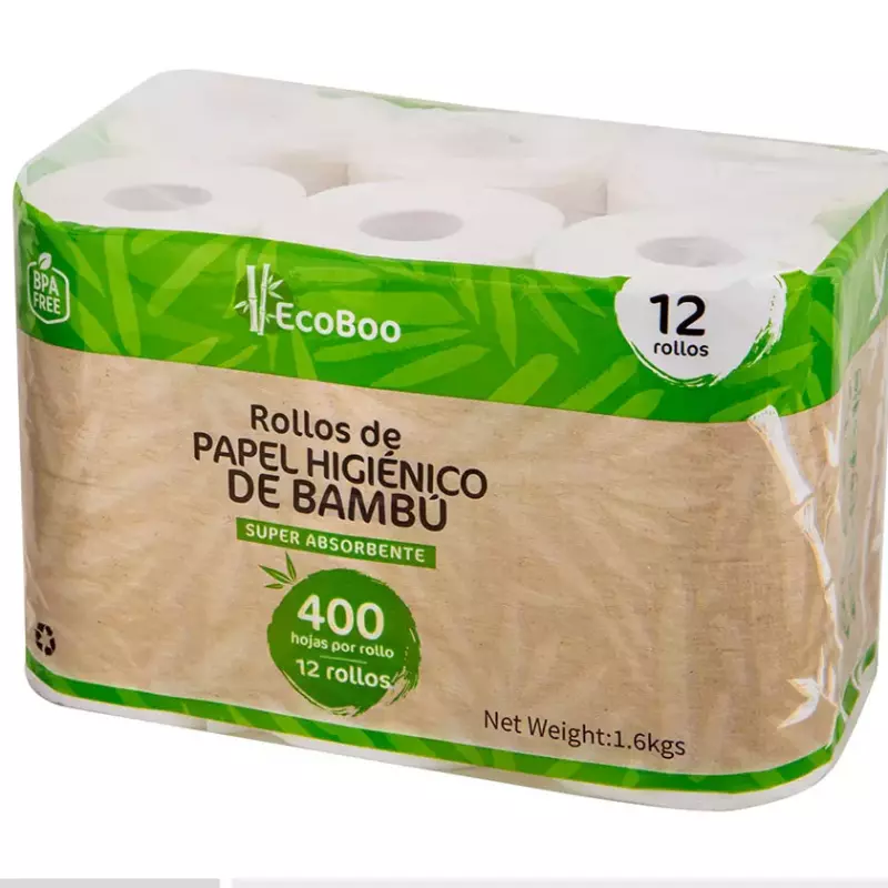 Papel higiénico de bambú