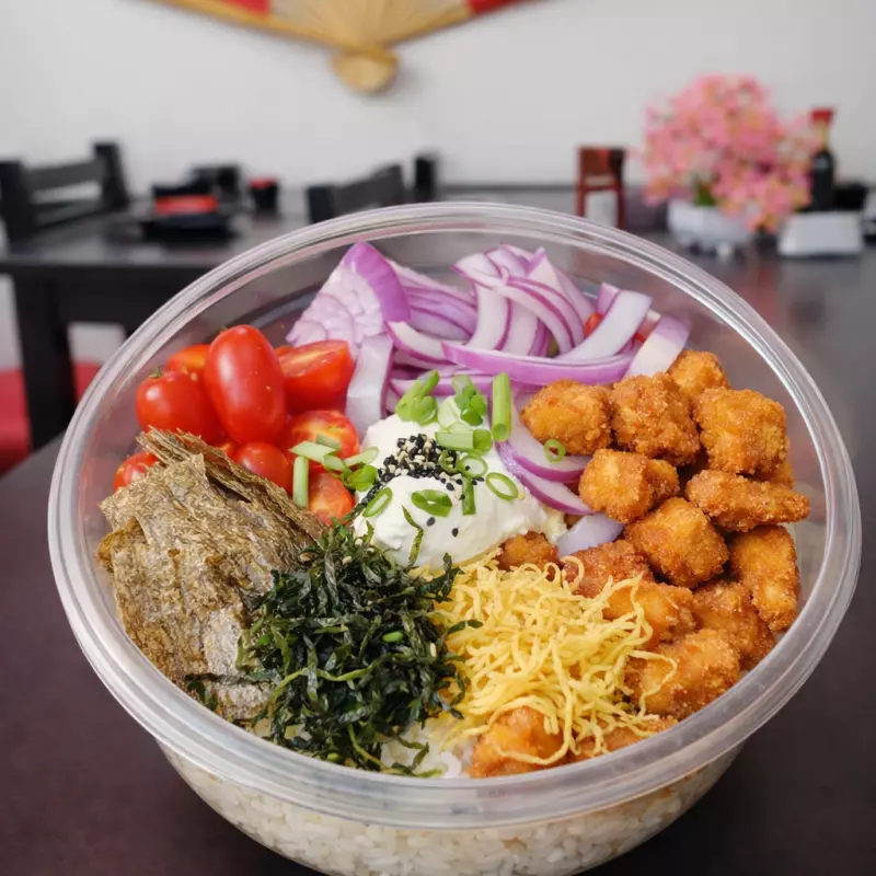 Poke Salmão Empanado (400g)