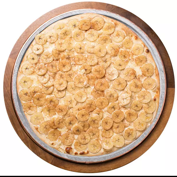 PIZZA BANANA C/ LEITE CONDENSADO