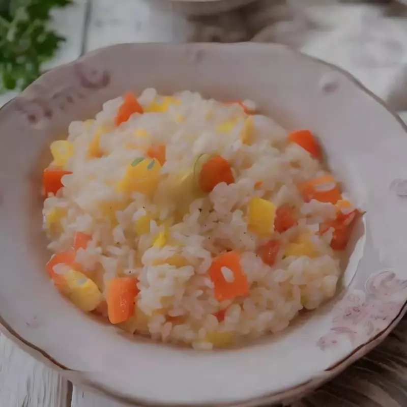 RISOTO DE PIMENTÕES COLORIDOS