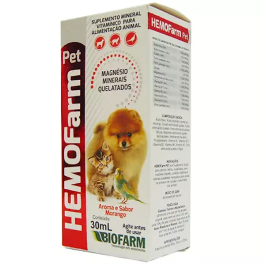Hemofarm Pet Suplemento Vita 30ml