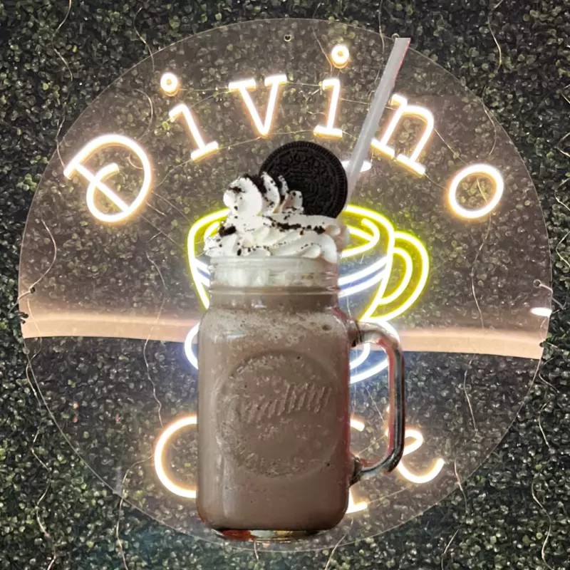 Frappe de cookies and cream