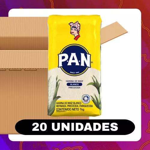 Bulto Pan Harina Maíz 1kg