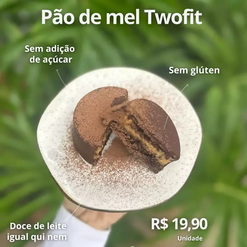 Pão de Mel de Chocolate Meio Amargo