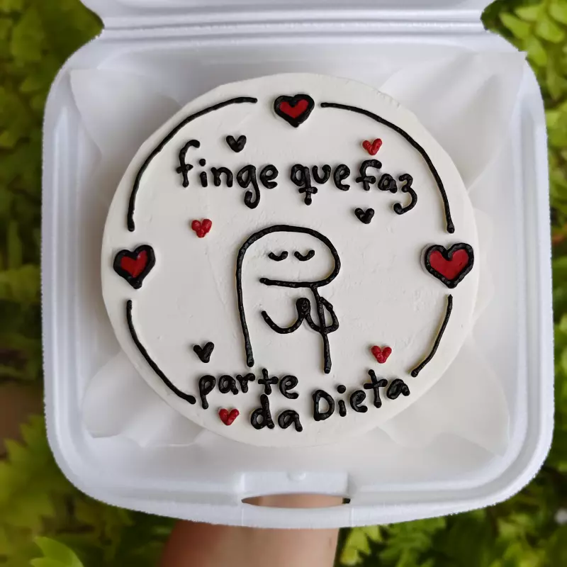 finge que faz parte da dieta