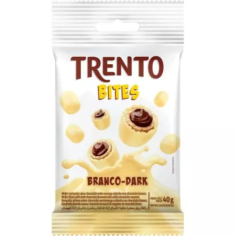 Trento Bites Branco Dark 40G