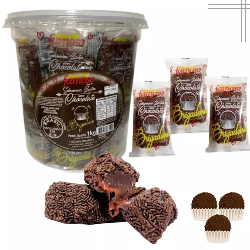 Caixa de Doce Famoso Brigadeiro