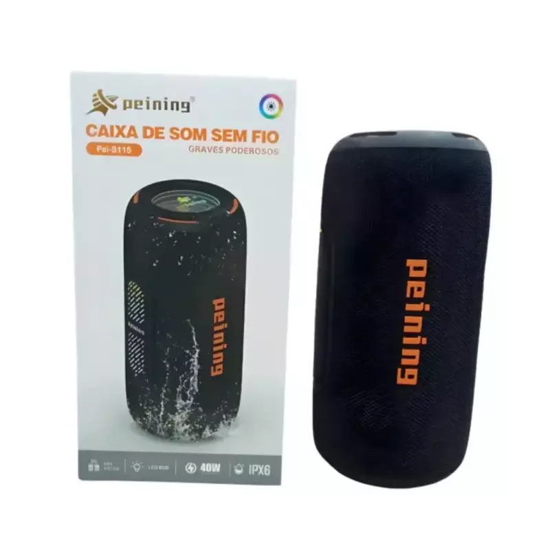 CAIXA DE SOM PEINING 40W PEI-S115