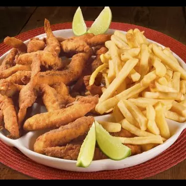Tiras de Tilápia + Fritas