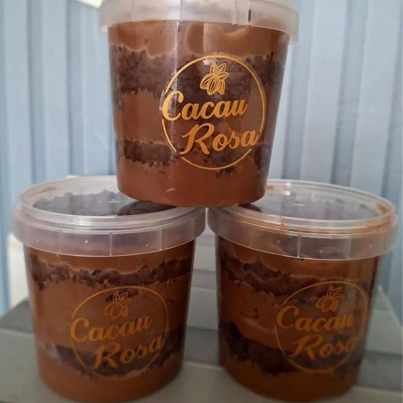 Bolo de Pote Brigadeiro