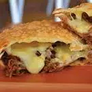 Carne seca com queijo