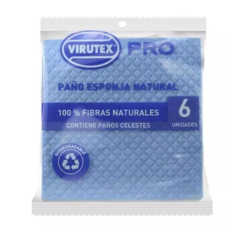 Paño esponja Virutex 6unidades