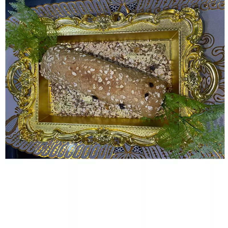 Pan de avena con uvas pasas