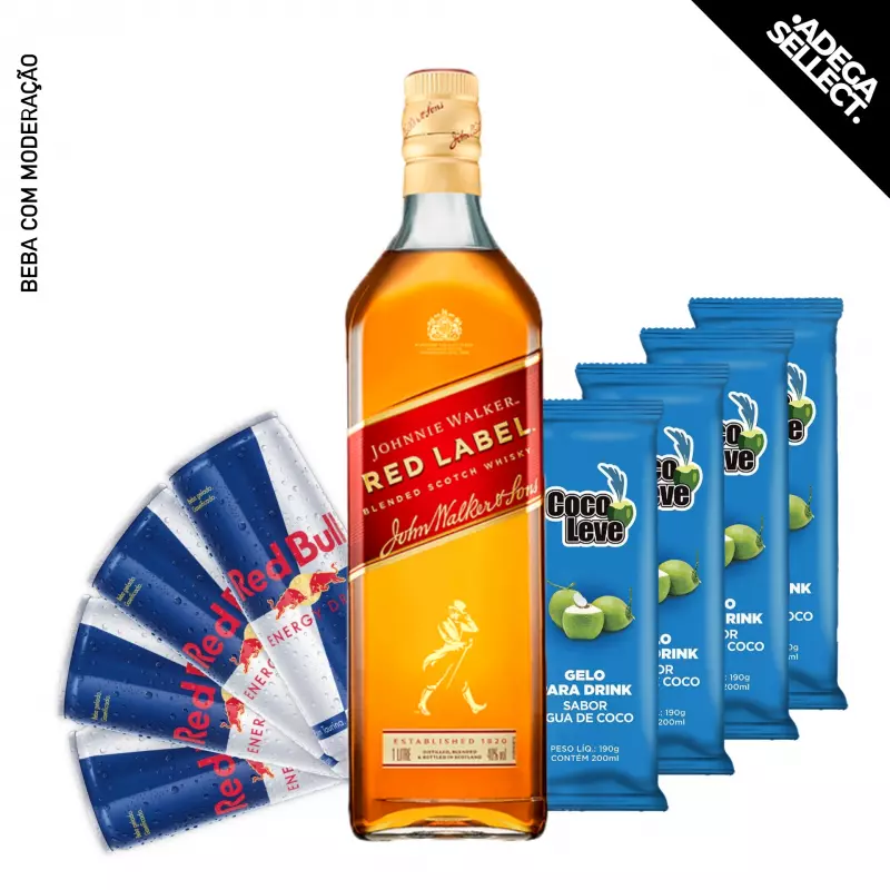 Combo Whisky J.Walker Red Label
