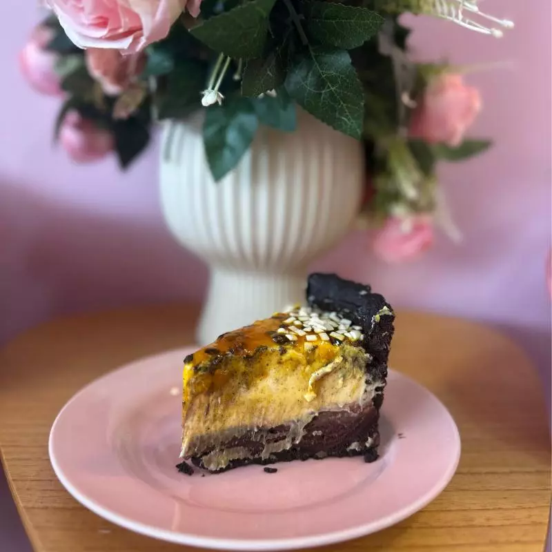 Fatia Torta de maracujá