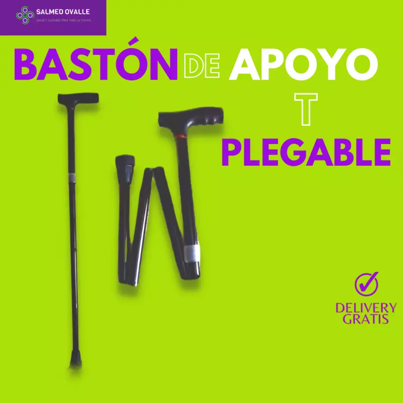 BASTÓN DE APOYO T PLEGABLE