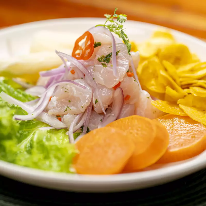 Ceviche de Paiche Clasico